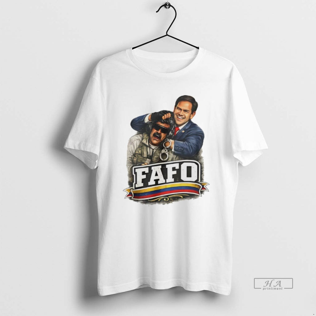 Official Fafo Marco Rubio With Maduro In A Headlock Graphic T-Shirts, Hoodie, Sweatshirt | DripVista.com
