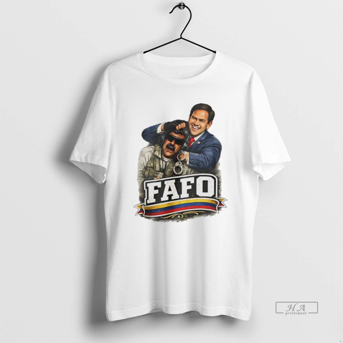 Official Fafo Marco Rubio With Maduro In A Headlock Graphic T-Shirts, Hoodie, Sweatshirt | DripVista.com