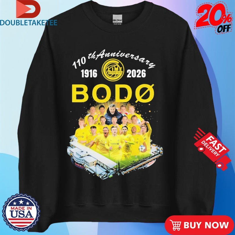 Official FK Bodo Glimt 110th 110th Anniversary 1916 2026 Shirts