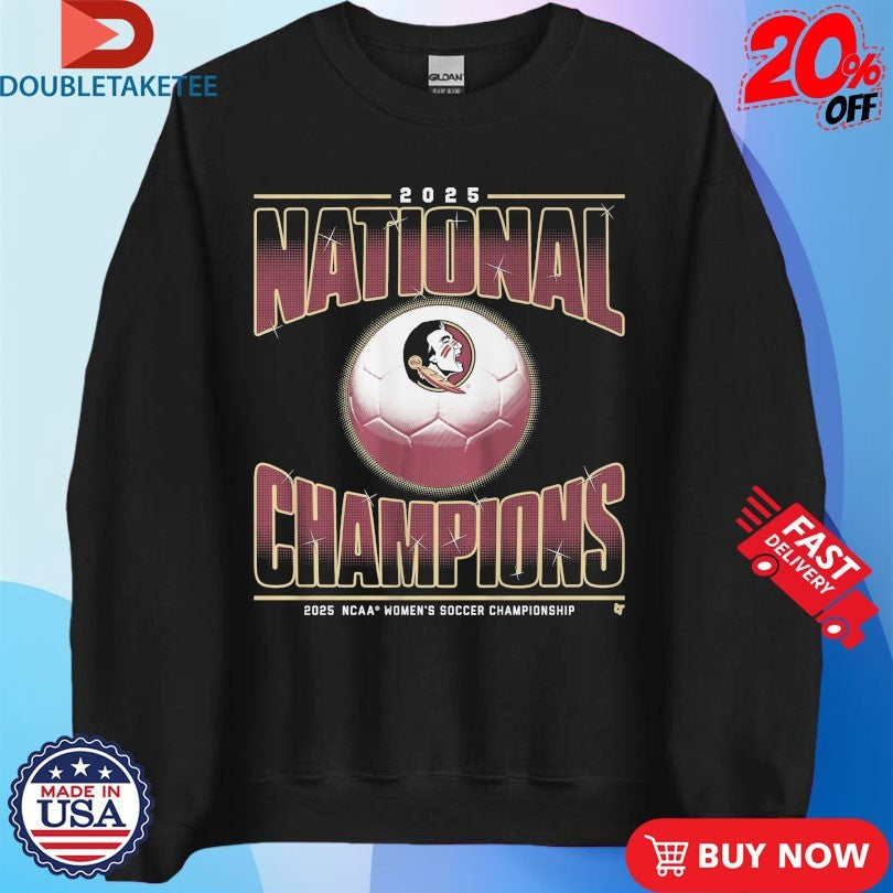 Official Florida State Seminoles FSU Women’s Soccer 2025 National Champions Shirts