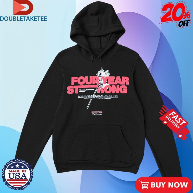 Official Four Year Strong Rose Tracklist Shirts