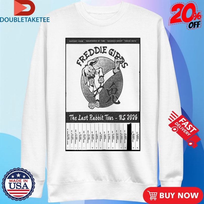 Official Freddie Gibbs The Last Rabbit Tour US 2026 Shirts