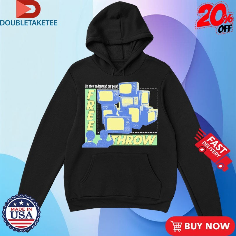 Official Free Throw Do They Understand My Pain TV Kids Shirts