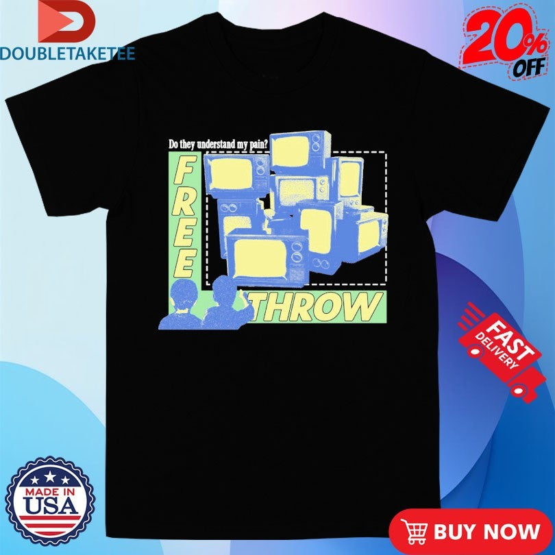 Official Free Throw Do They Understand My Pain TV Kids Shirts