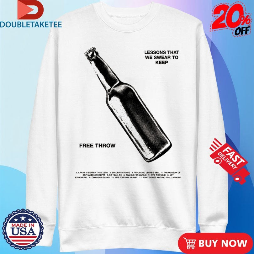 Official Free Throw Lessons That We Swear To Keep Bottle Shirts