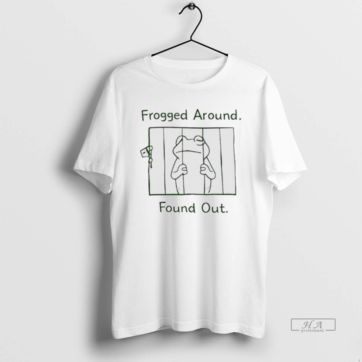 Official Frog Frogged Around Found Out Meme T-Shirts, Hoodie, Sweatshirt | DripVista.com