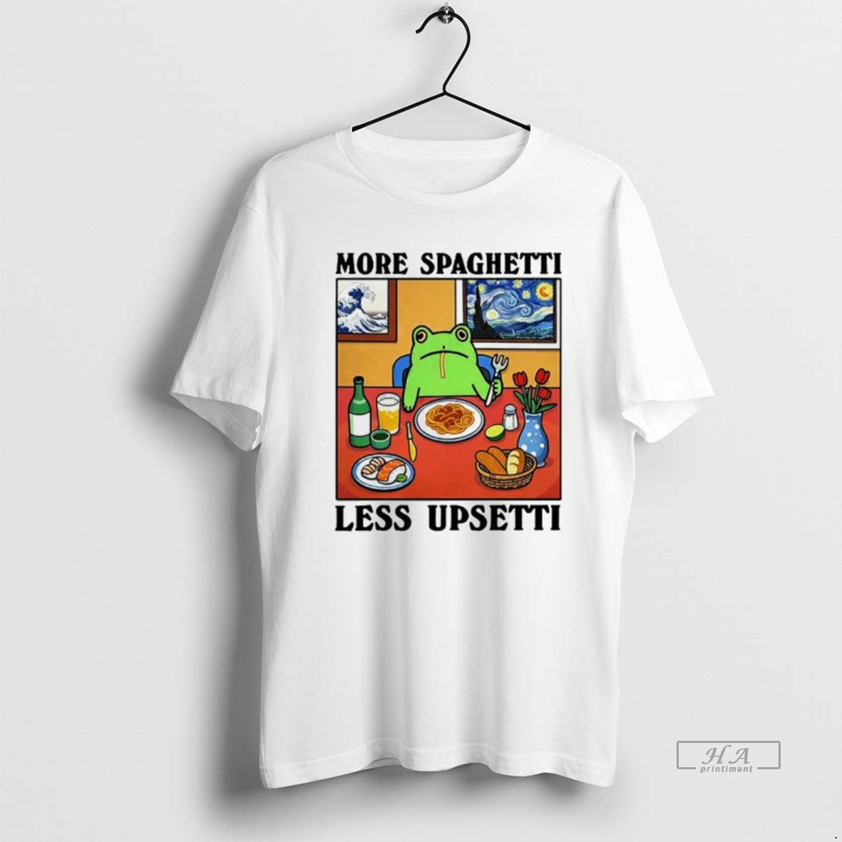 Official Frog More Spaghetti Less Upsetti T-Shirts, Hoodie, Sweatshirt | DripVista.com