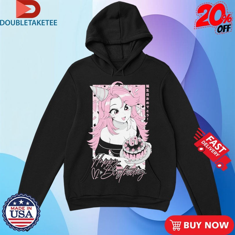 Official Gamer Supps Waifu Happy Birthday Girl Shirts