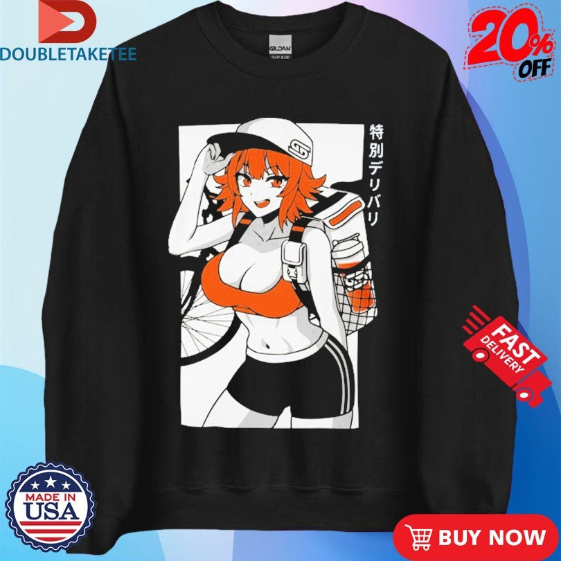 Official Gamer Supps Waifu S4.7 Delivery Girl Shirts