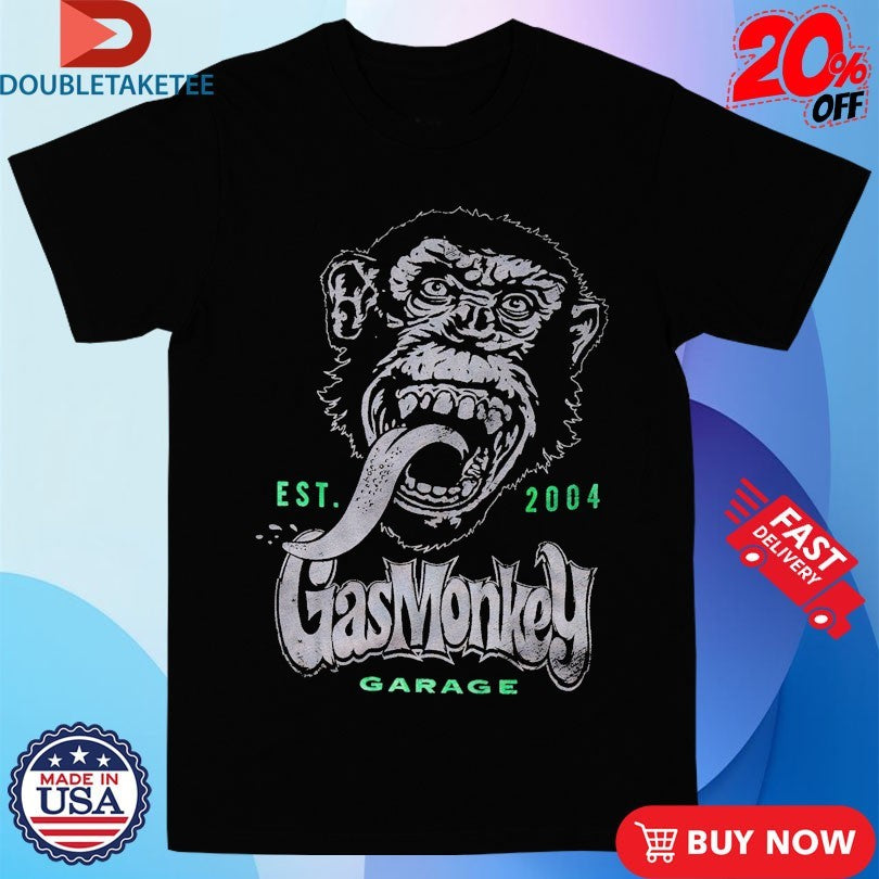 Official Gas Monkey Garage Monkey Est 2004 Shirts