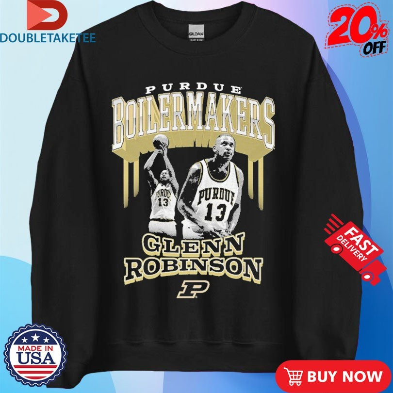 Official Glenn Robinson Player Posture Purdue Boilermakers Basketball Shirts