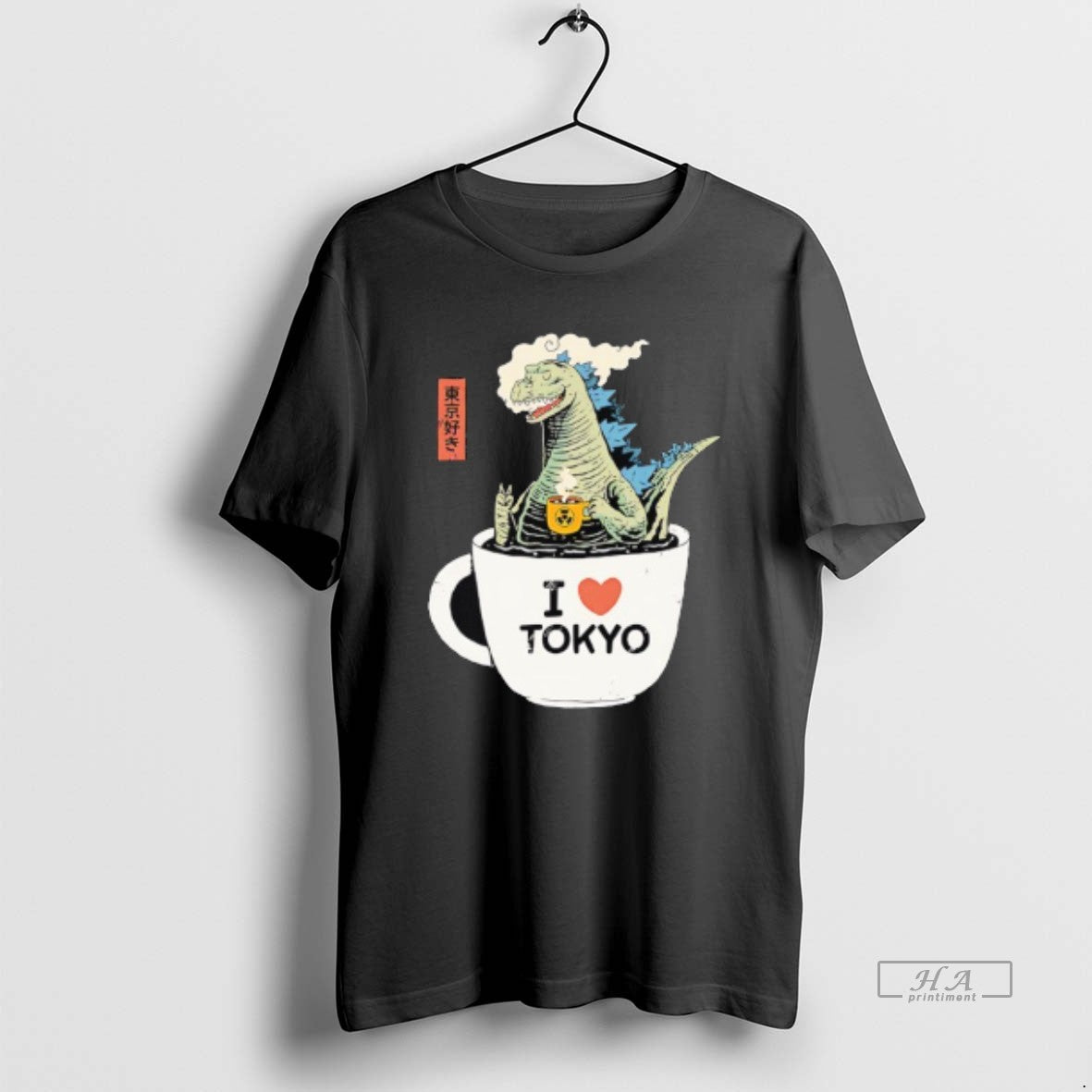 Official Godzilla In A Cup Of Coffee I Love Tokyo Critical Incremental Reactor Logo T-Shirts, Hoodie, Sweatshirt