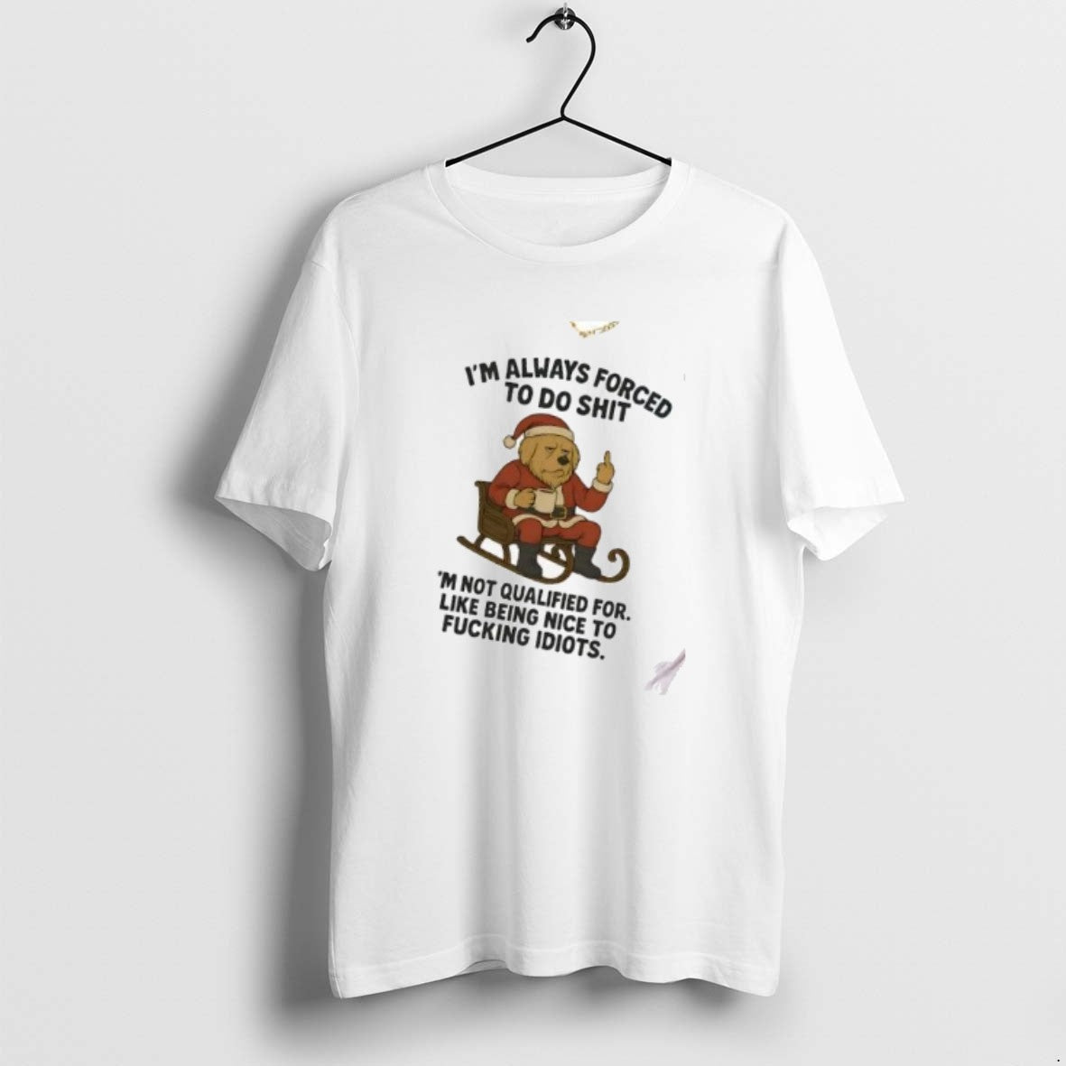 Official Golden Retriever Im Always Forced To Do Shit Fucking Idiots Christmas T-Shirts, Hoodie, Sweatshirt | DripVista.com