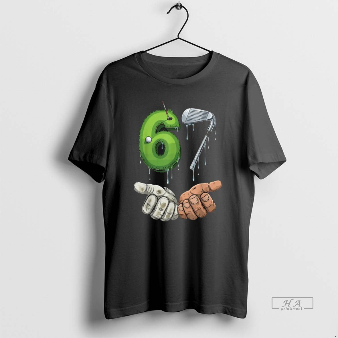Official Golf 67 Putting Green Iron Club Six Seven 67 Golf T-Shirts, Hoodie, Sweatshirt | DripVista.com