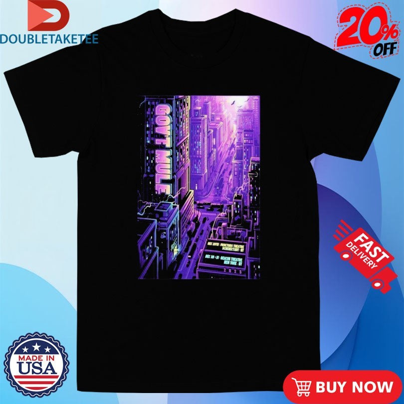 Official Gov’t Mule Dec 30-31 2025 Beacon Theatre In New York NY Shirts