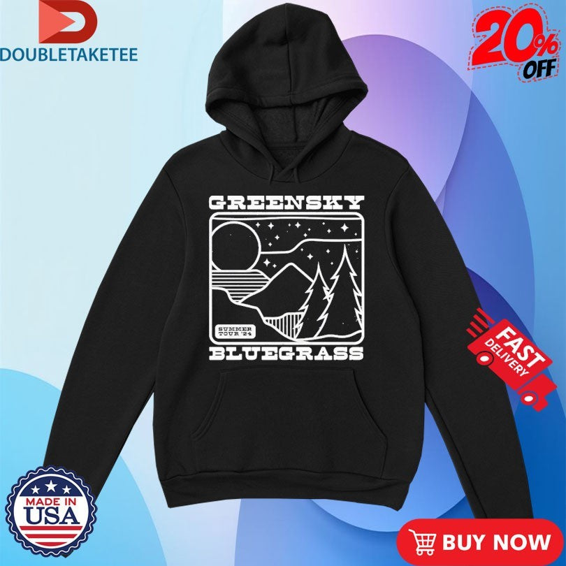 Official Greensky Bluegrass Summer Tour 2024 Camp Shirts