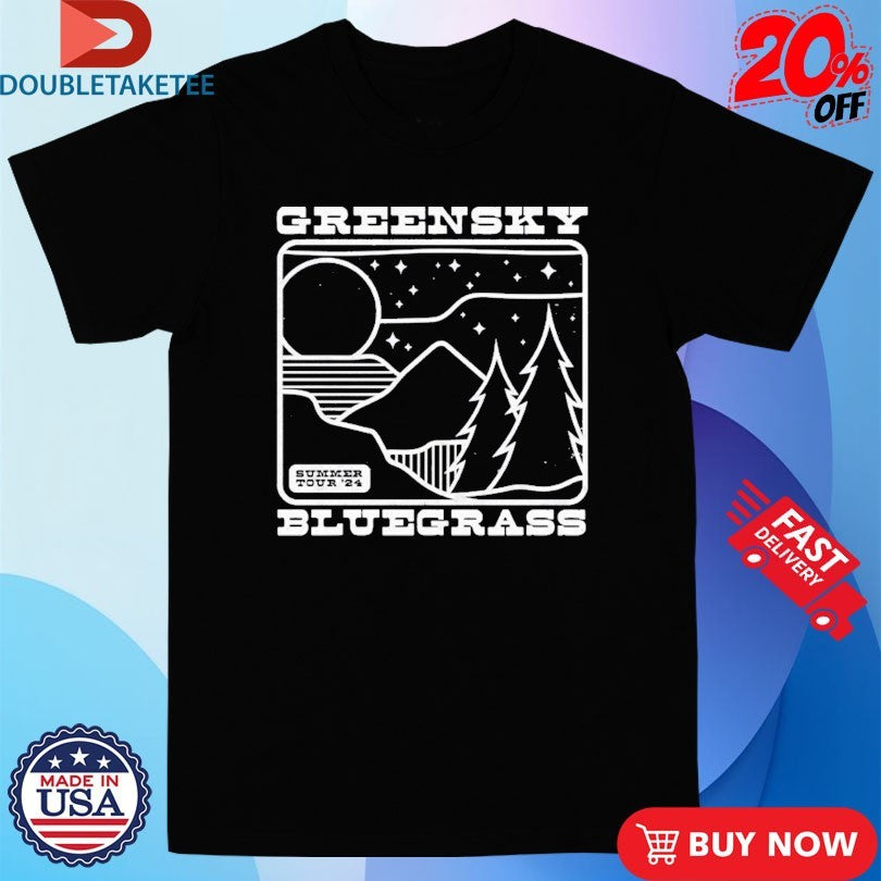 Official Greensky Bluegrass Summer Tour 2024 Camp Shirts
