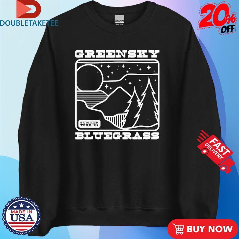 Official Greensky Bluegrass Summer Tour 2024 Camp Shirts