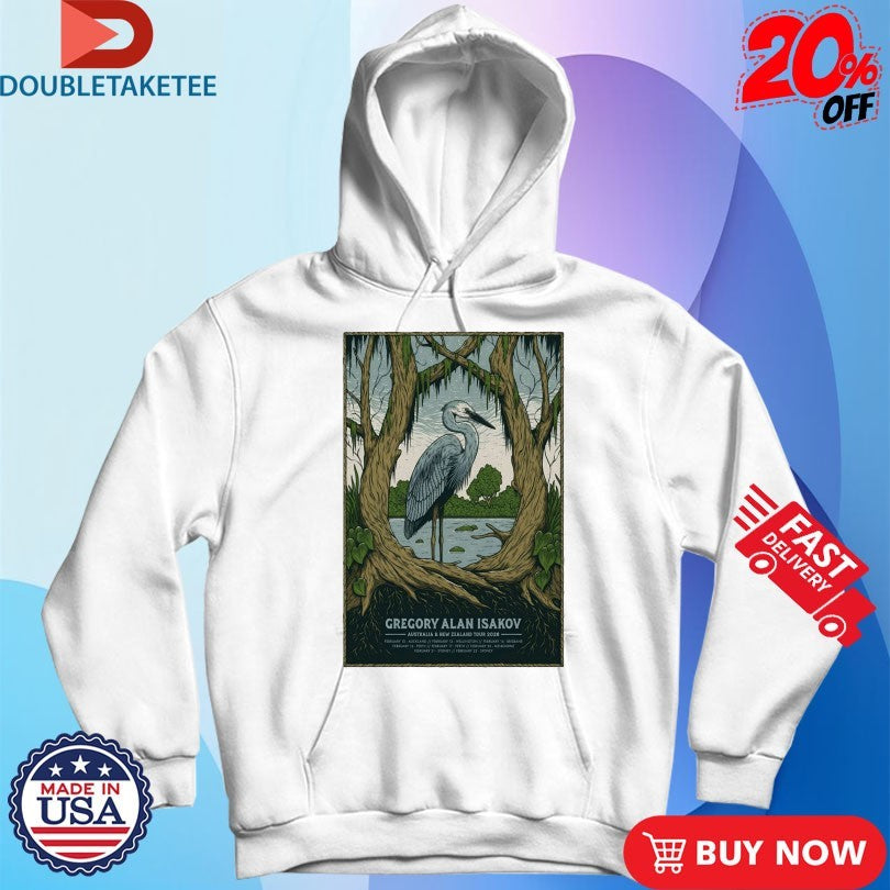 Official Gregory Alan Isakov AUS And New Zealand Tour 2026 Shirts