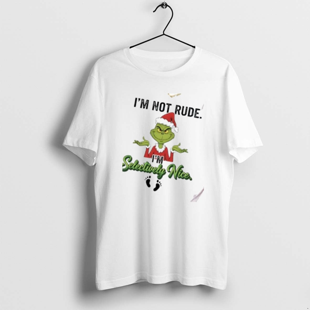 Official Grinch Im Not Rude Im Selectively Nice Christmas T-Shirts, Hoodie, Sweatshirt | DripVista.com
