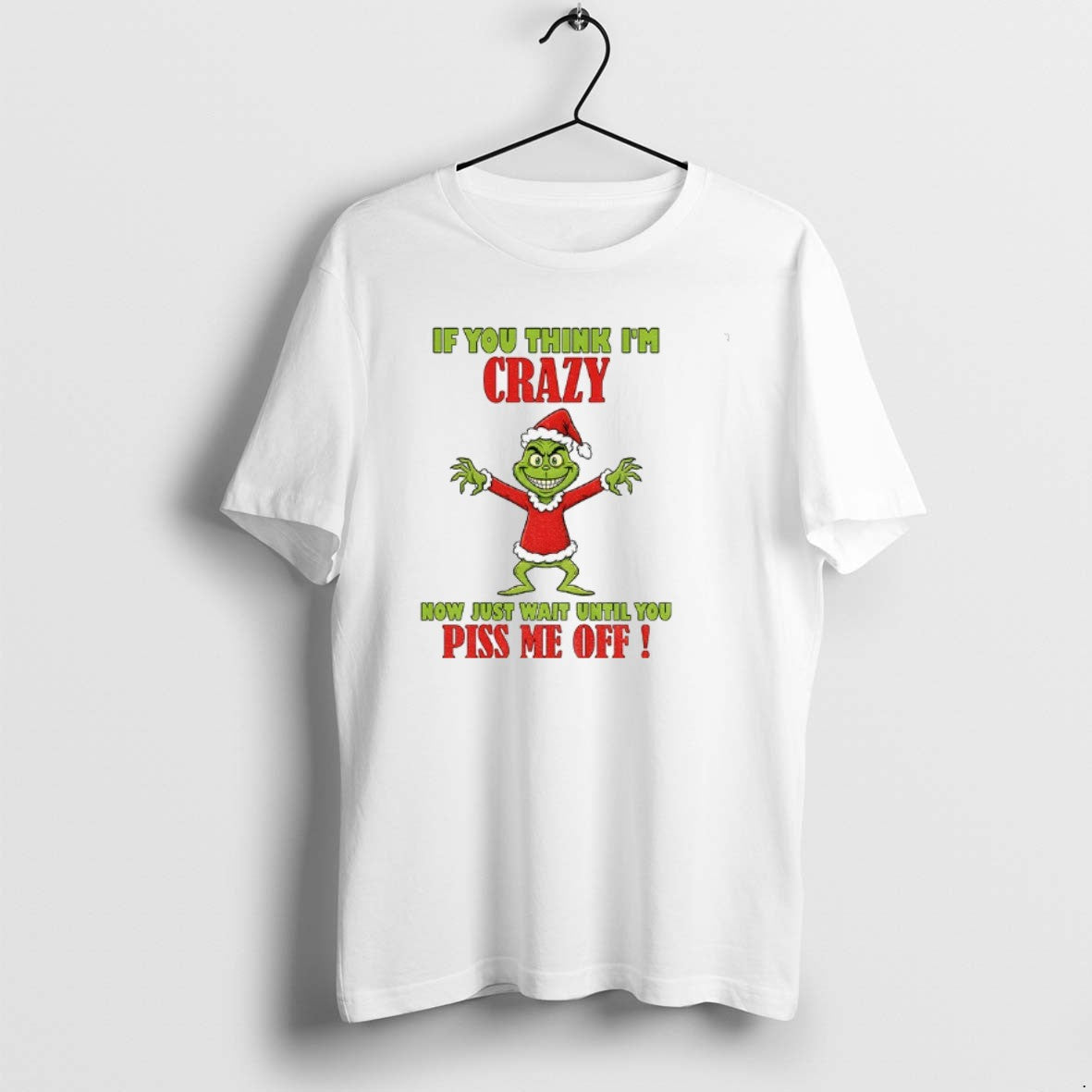 Official Grinch Santa Hat Ive Met My Quota For Stupid People Merry Christmas T-Shirts, Hoodie, Sweatshirt | DripVista.com