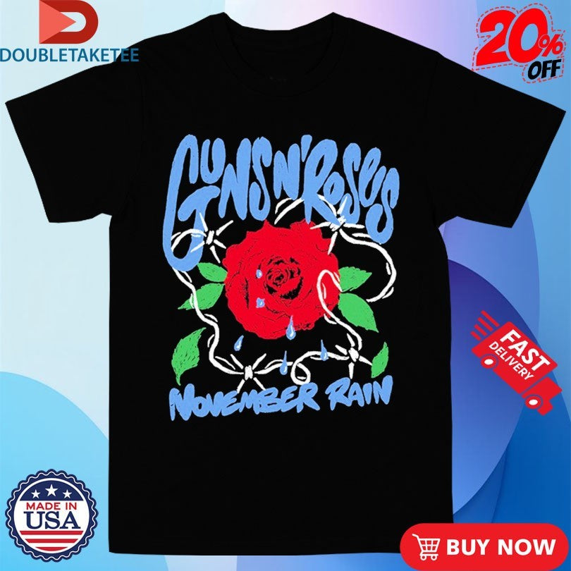 Official Guns N’ Roses November Rain Rose Shirts