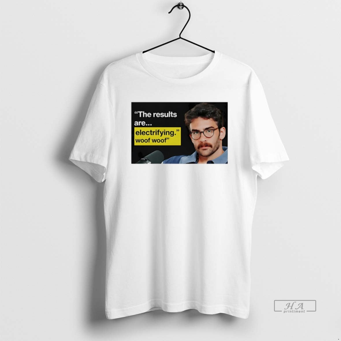 Official Hasan Piker The Results Are Electrifying Woof Woof T-Shirts, Hoodie, Sweatshirt | DripVista.com