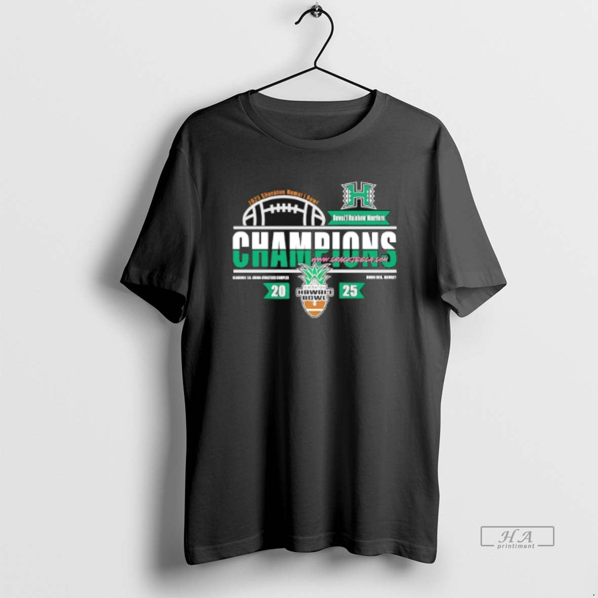 Official Hawaii Rainbow Warriors Football 2025 Sheraton Hawaii Bowl Champions T-Shirts, Hoodie, Sweatshirt | DripVista.com