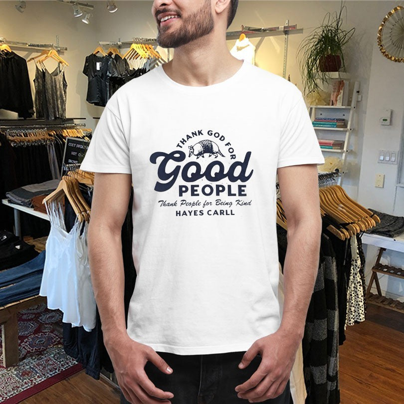 Official Hayes Carll Thank God For Good People Shirts