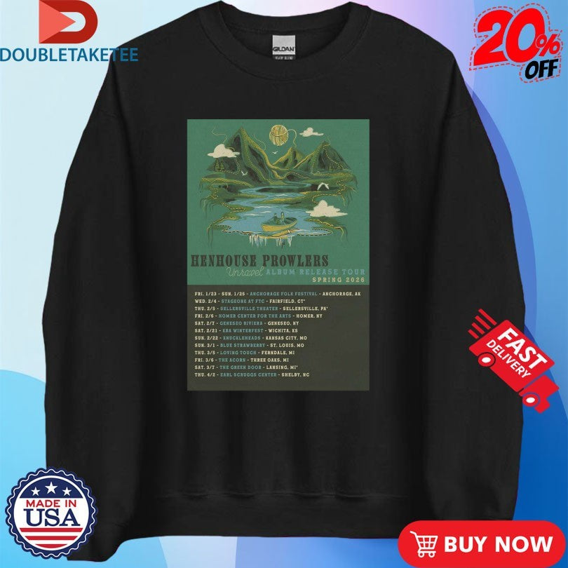 Official Henhouse Prowlers Spring 2026 Tour Dates Shirts