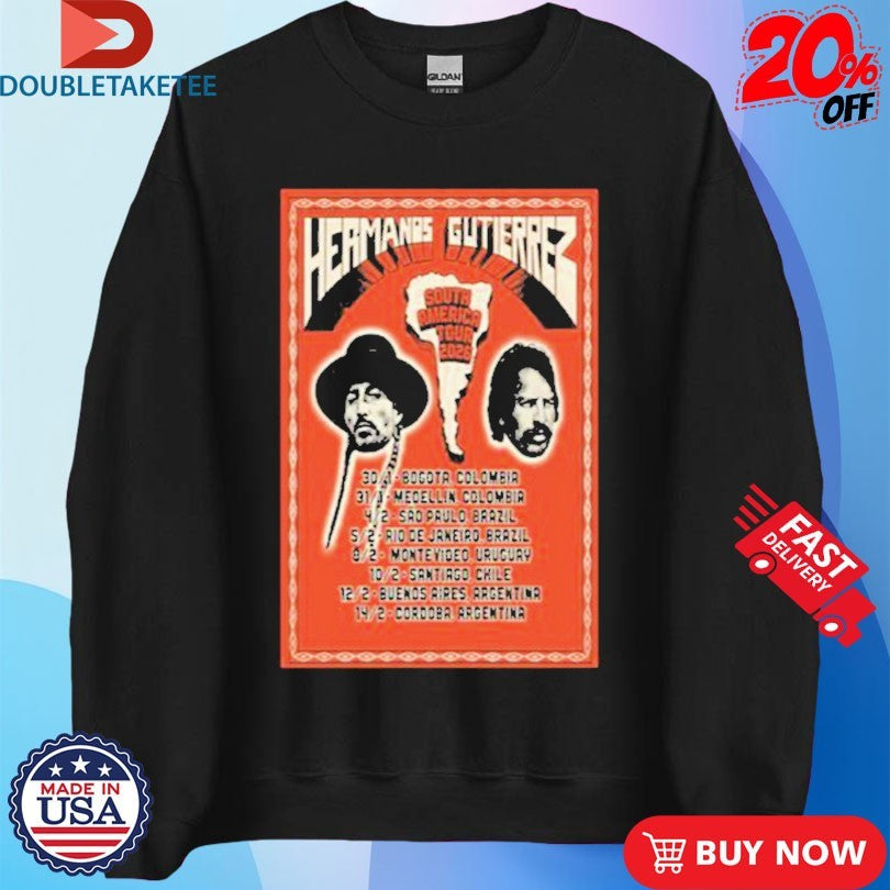 Official Hermanos Gutierrez South America Tour 2026 Shirts