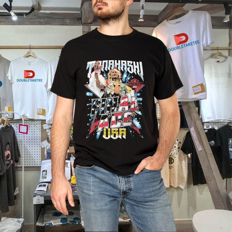 Official Hiroshi Tanahashi Final Ace USA Windy City Riot Shirts