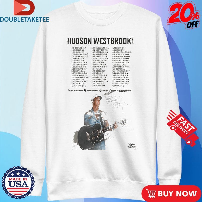 Official Hudson Westbrook Tour 2026 Shirts