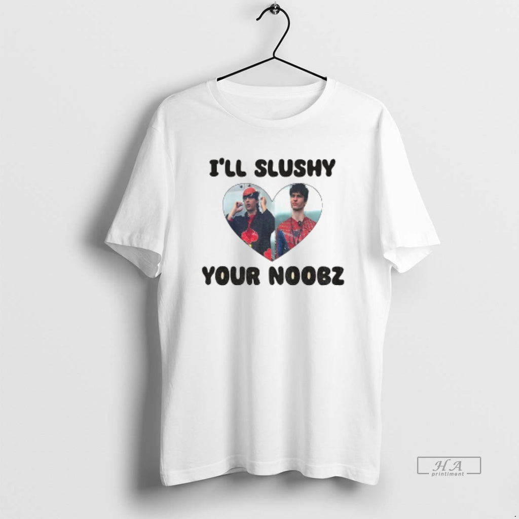 Official Ill Slushy Your Noobz Slushynoobz Funny Hamzah Martin T-Shirts, Hoodie, Sweatshirt | DripVista.com