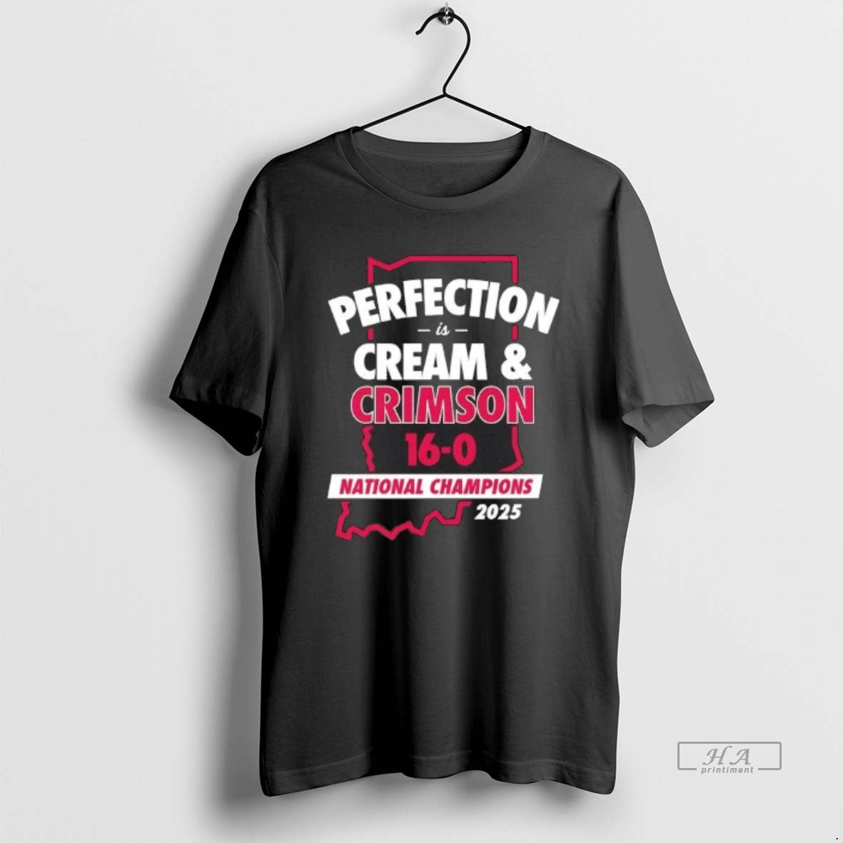 Official Indiana Hoorise 2025 Perfection Is Cream And Crimson National Champions T-Shirts, Hoodie, Sweatshirt | DripVista.com