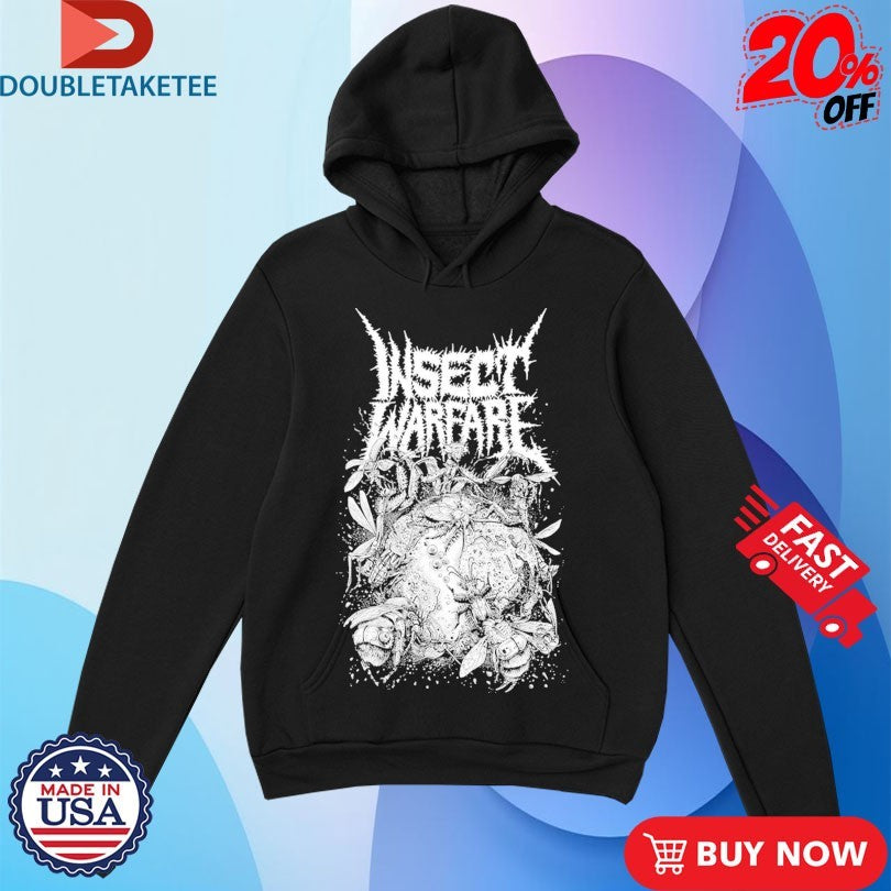 Official Insect Warfare At War With Grindcore T-Shirtss
