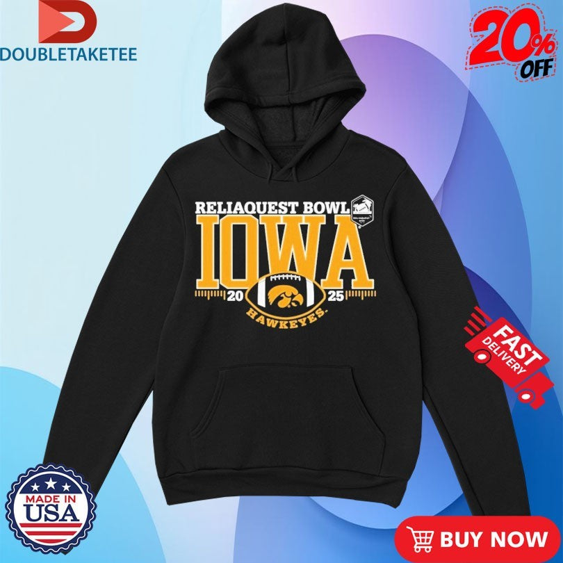 Official Iowa Hawkeyes 2025 Reliaquest Bowl Shirts