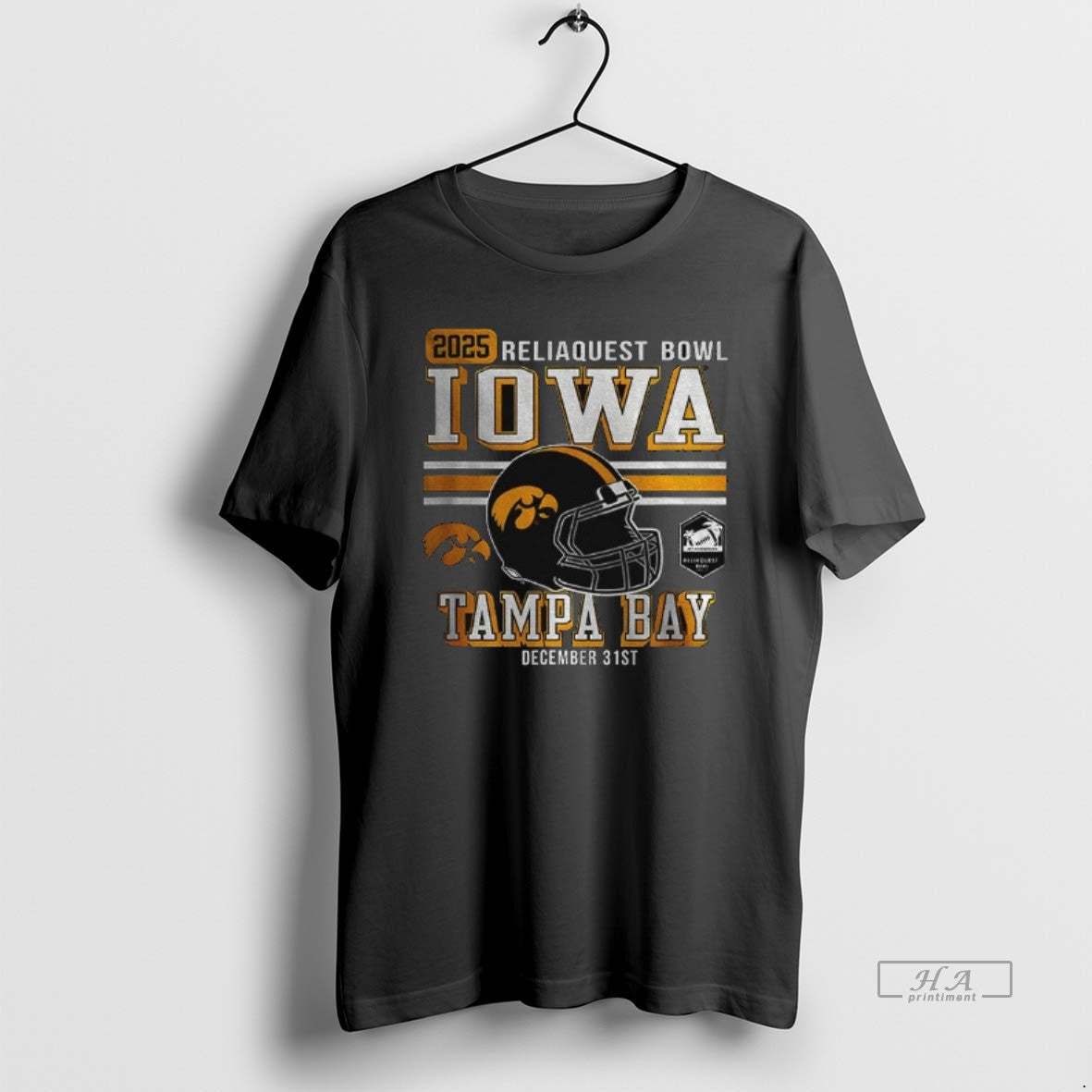 Official Iowa Hawkeyes Football Reliaquest Bowl 2025 Tampa Bay December 31st T-Shirts, Hoodie, Sweatshirt | DripVista.com