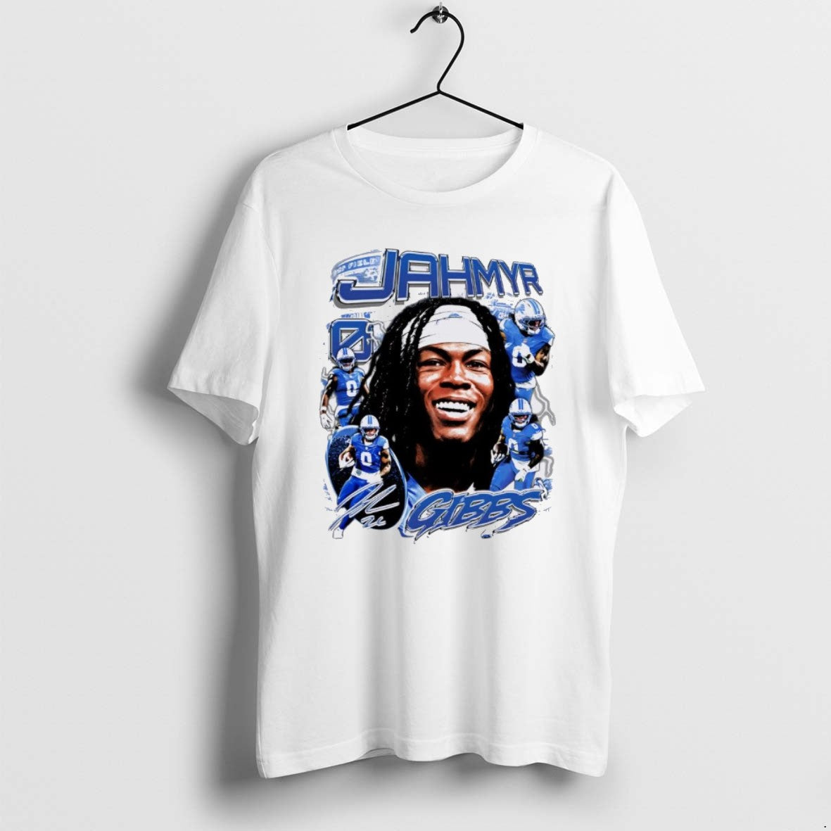 Official Jahmyr Gibbs Picture Collage Detroit Lions Christmas T-Shirts, Hoodie, Sweatshirt | DripVista.com