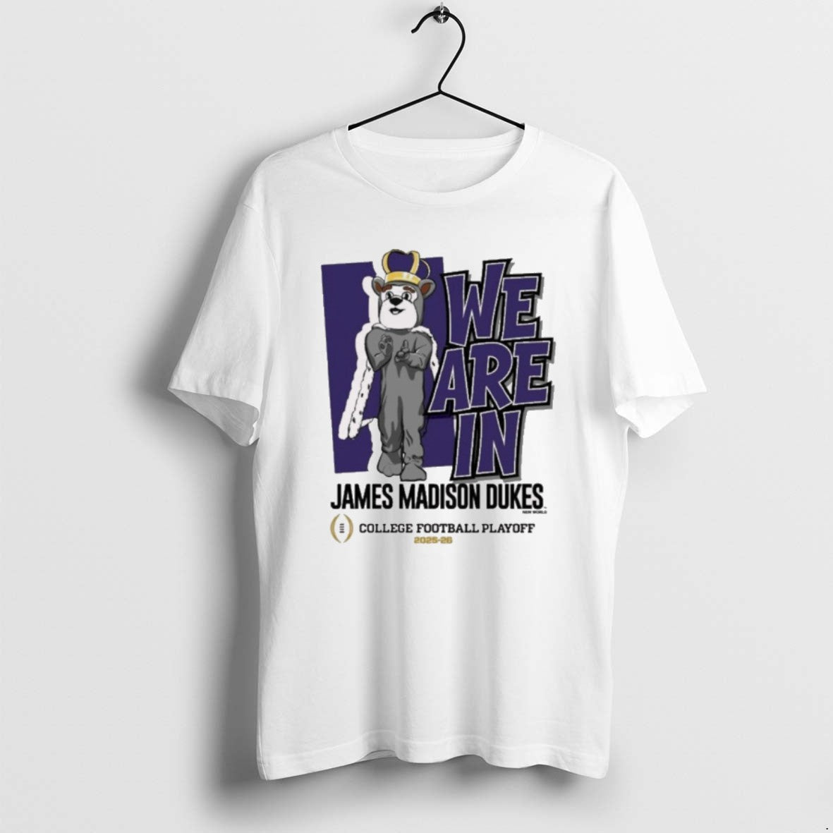 Official James Madison Dukes 2025 26 College Football Playoffs We Are In Mascot T-Shirts, Hoodie, Sweatshirt | DripVista.com