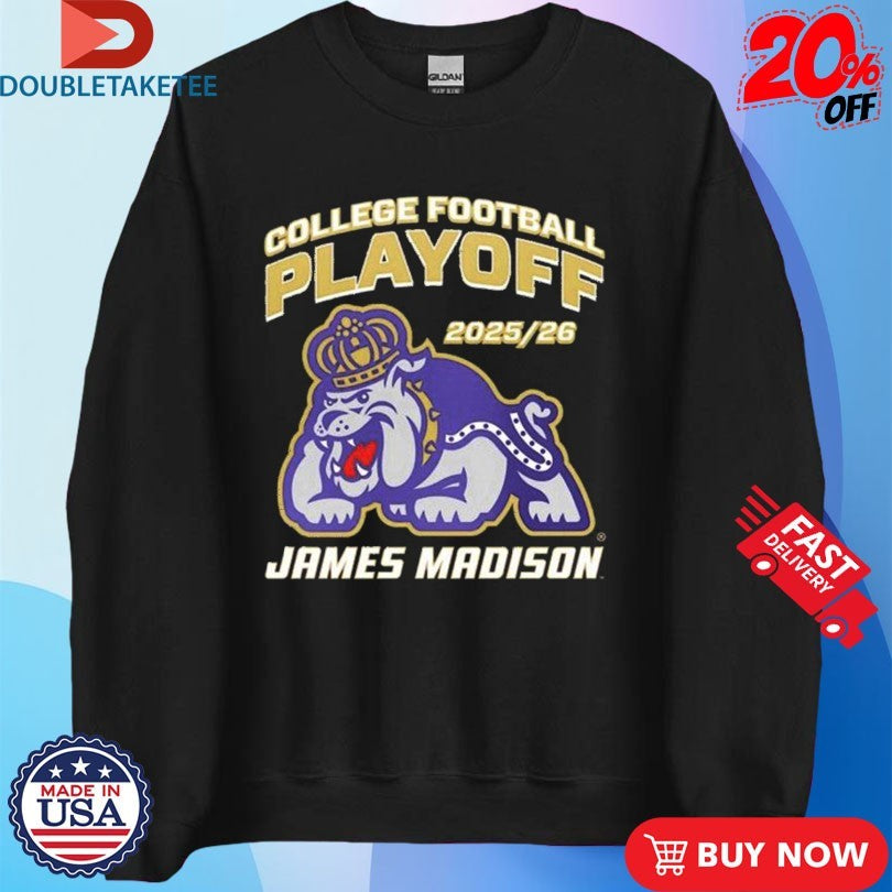Official James Madison Dukes JMI 2025 26 College Football Playoff Mascot Shirts
