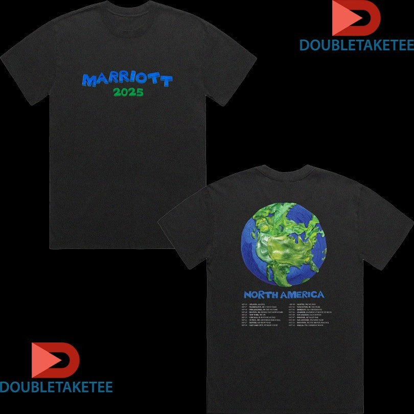 Official James Marriott Us 2025 Tour Dates Shirts