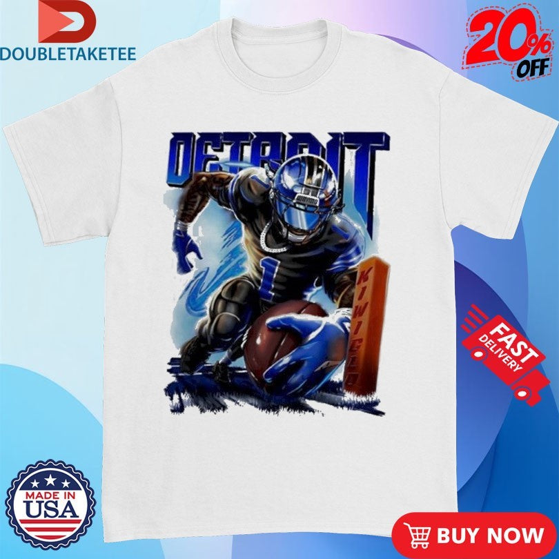 Official Jameson Williams Detroit Lions Waymo Running Shirts