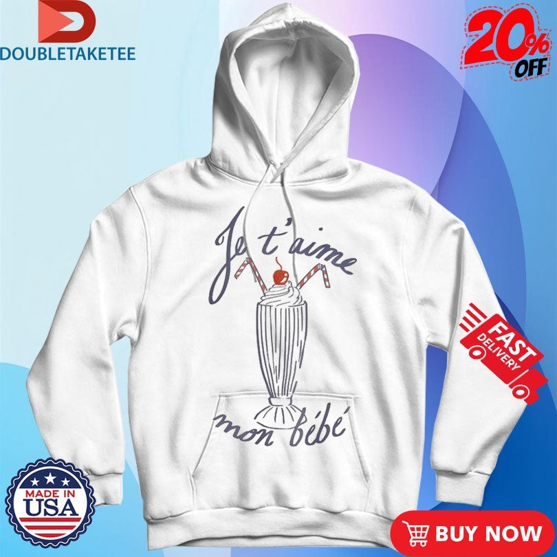 Official Je T’aime Mon Bebe Cherry On Top Shirts