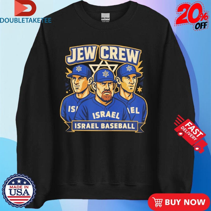 Official Jew Crew Israel Baseball Plaeyers Shirts