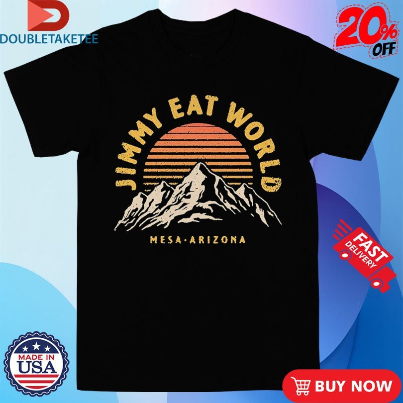 Official Jimmy Eat World Mesa Arizona Four Peaks Mountains Shirts