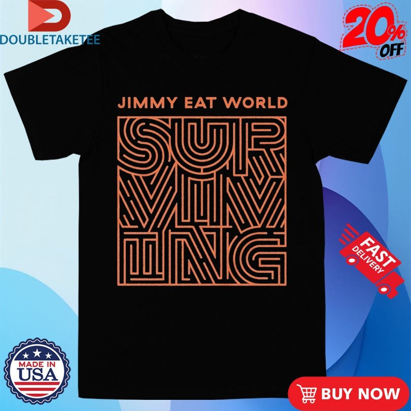 Official Jimmy Eat World Surviving Album Shirts