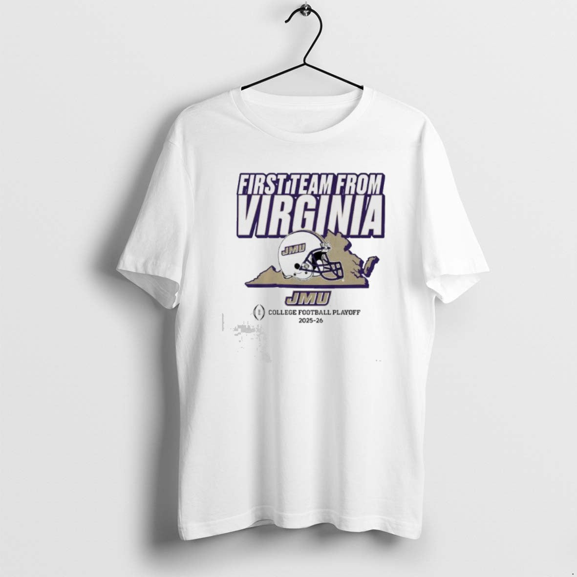 Official Jmu Football Cfp First Team From Virginia 2025 2026 T-Shirts, Hoodie, Sweatshirt | DripVista.com