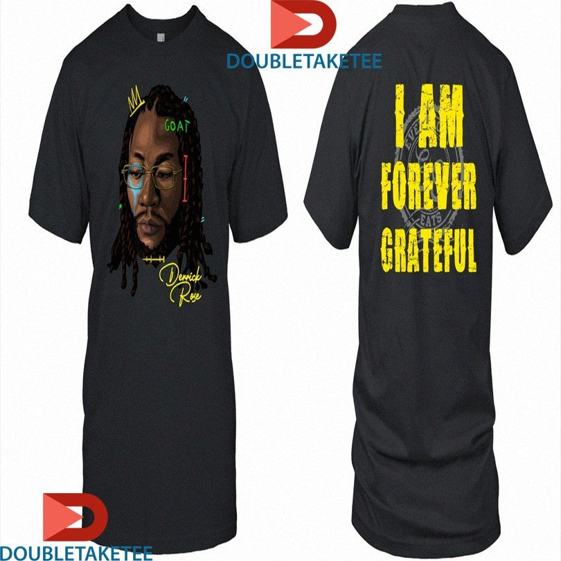 Official Joakim Noah Wearing I Am Forever Grateful Derrick Rose Shirts