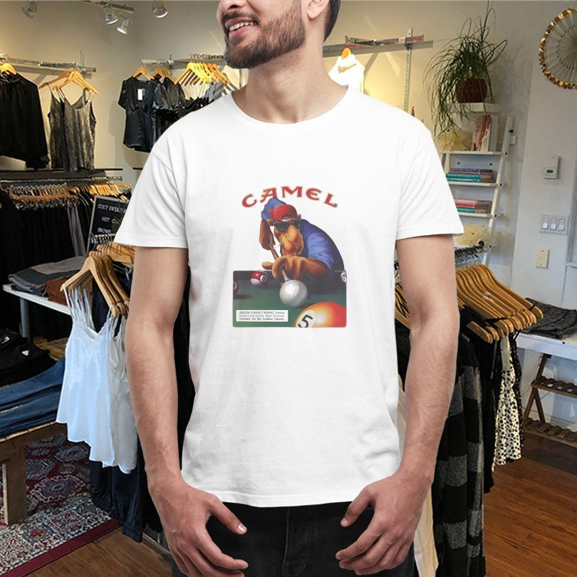Official Joe Camel 75th Birthday Billiards Cigarettes Shirts